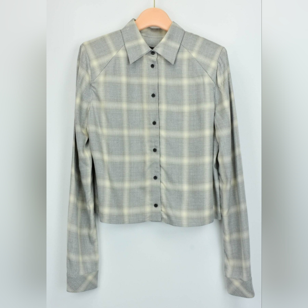 NWT checkered blouse